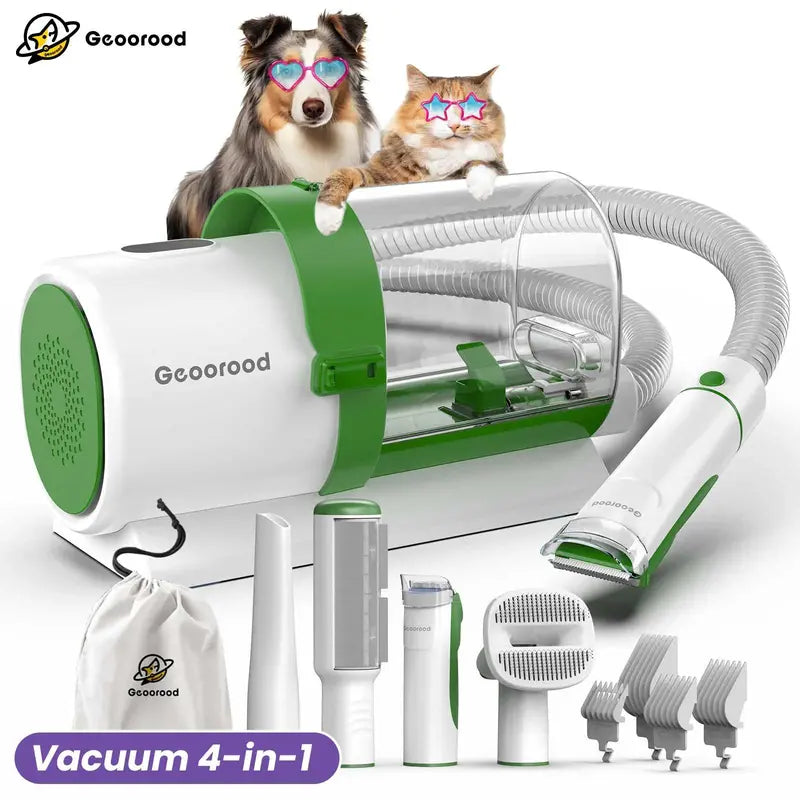 Dog Grooming Vacuum Kit – All-in-One Pet Hair Remover with 2.5L Dust Cup & Powerful Suction
