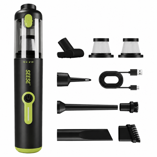 20000Pa Cordless Car Vacuum & Air Duster – 2-in-1 Handheld Cleaner with 6000mAh Battery