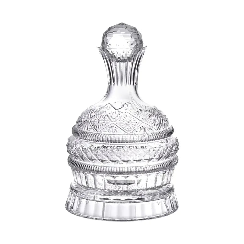 1.6L Rotating Wine Decanter – Spill-Free Aerator for Richer Flavor & Elegant Serving