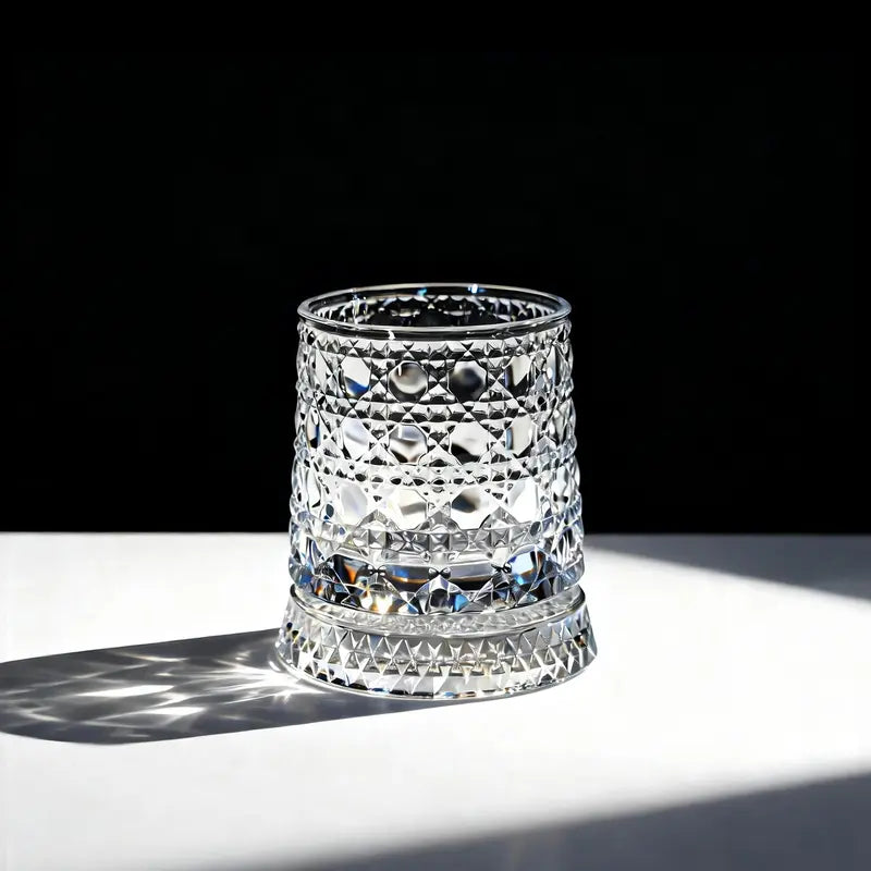 360° Rotating Crystal Glass – The Ultimate Whiskey Lover's Gift